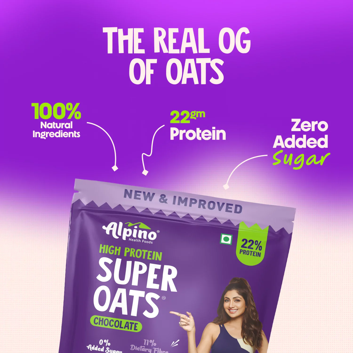 High Protein Super Rolled Oats Chocolate - Image 2