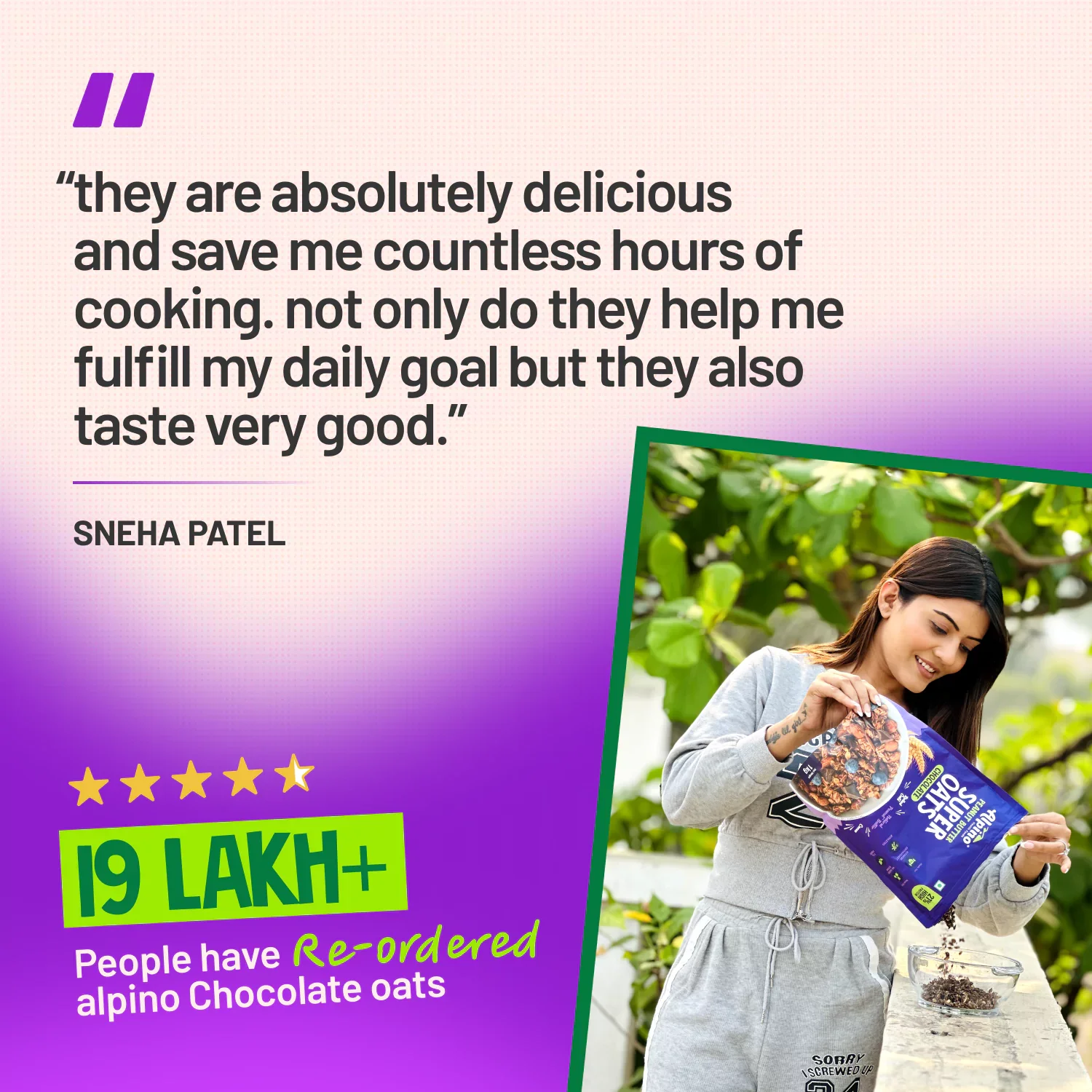 High Protein Super Rolled Oats Chocolate - Image 9